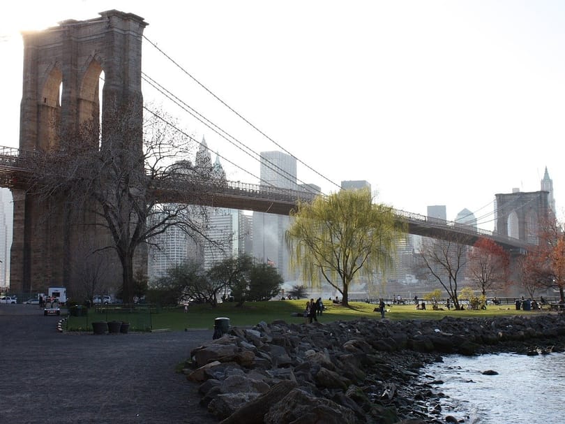 Brooklyn Bridge Park with Brooklyn Bridge