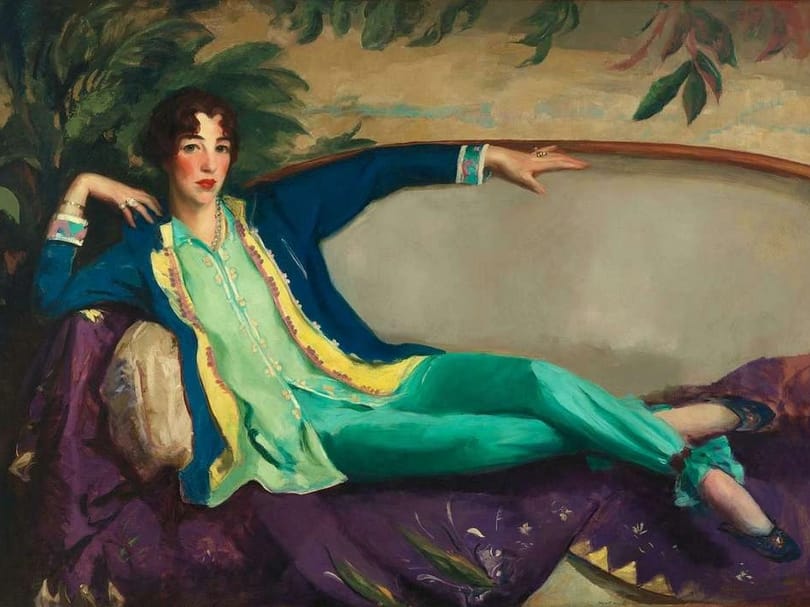 Gertrude Vanderbilt Whitney, 1916, by Robert Henri