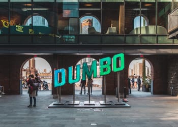 DUMBO glow sign