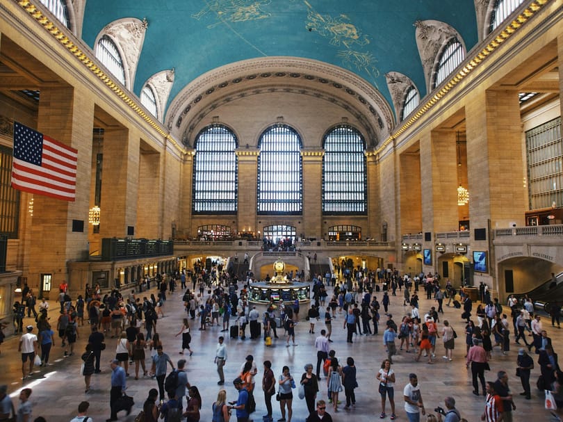 Busy Grand Central Station, New York