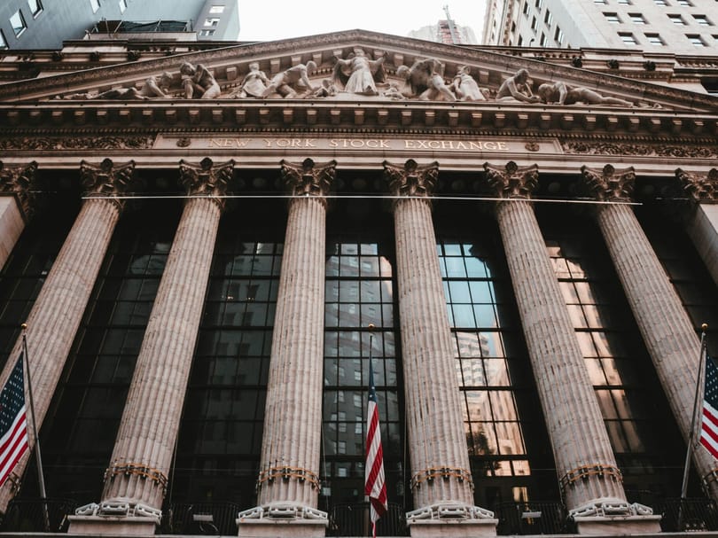 Entrance of New York Stock Exchange