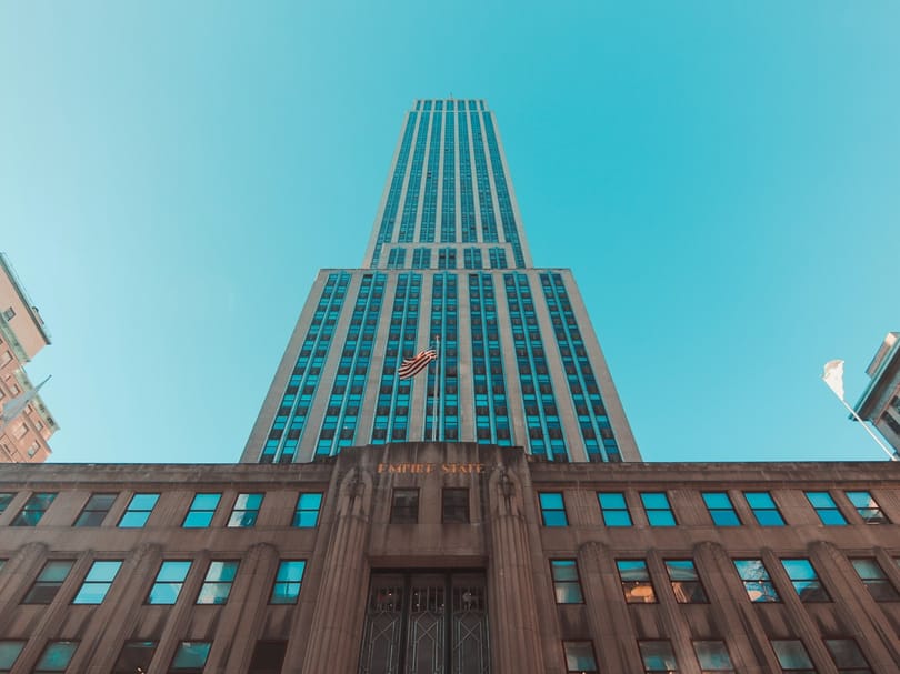 Empire State Building from the Ground Floor