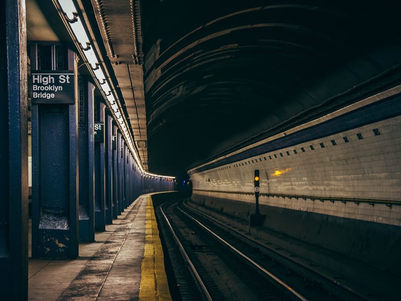 Subway station in New York City