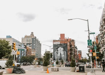 Street view in Williamsburg Brooklyn