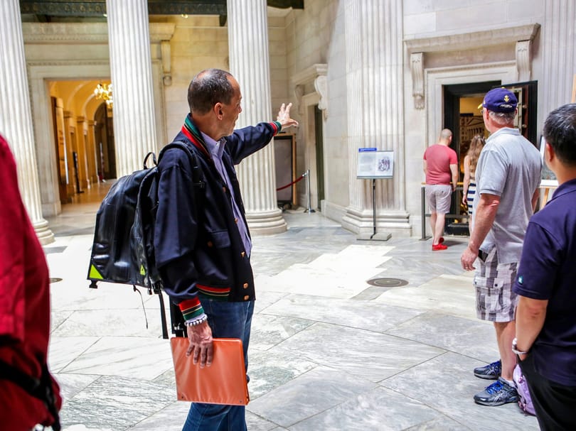 Tour Group in Federal Hall