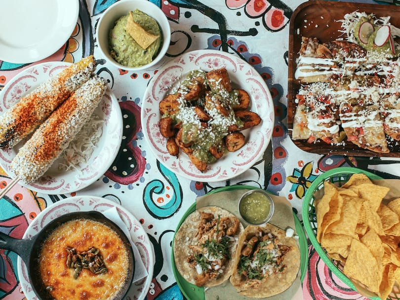Table of food